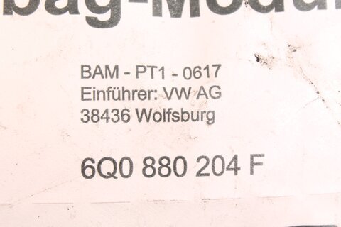 Airbag spolujazdca 2004- 6Q0880204 F / B