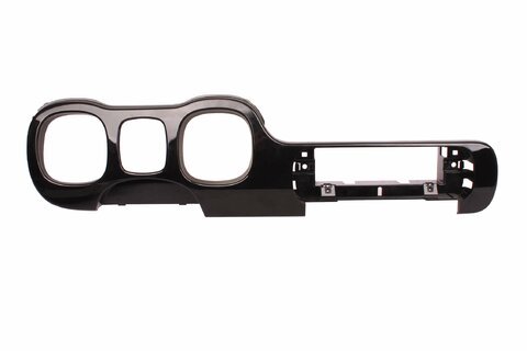 Rámček prístrojového štítu a rádia čierny lesklý