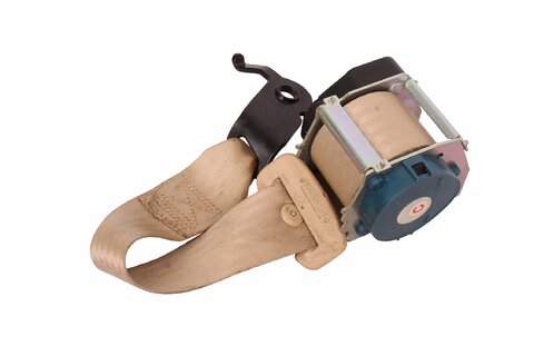 Bezpečnostný pás zadný centrálny béžový