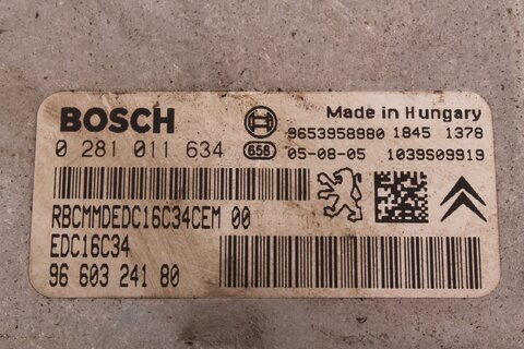 Riadiaca jednotka motora 9660324180