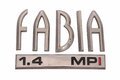 Nápis Fabia 1,4 MPI 6Y0853687AA KTP