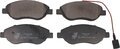 Brzdové doštičky predné