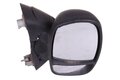 Pravé spätné zrkadlo elektricky ovládané vyhrievané - čierne