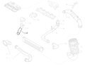 Hadice sania od intercooler k plastovému kolenu P9240