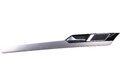 Lišta predných dverí ľavá s kľukou a reproduktorom (alu dayton kartáčovaná) 3G1867409ANF5