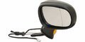 Pravé spätné zrkadlo mechanicky ovládané lankami s tepl. čidlom čierne