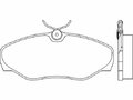 Brzdové doštičky predné ZIMMERMANN