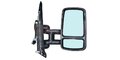 Pravé spätné zrkadlo manuálne ovládané strednej (rameno 130mm)