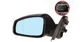 Ľavé spätné zrkadlo el. ovládané vyhrievané asférické el. sklopné s tepl. čidlom a blikačom pre lak