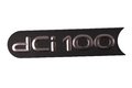 Nápis ľavej prednej lišty dverí - dCi 100 - čierny