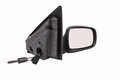 Pravé spätné zrkadlo mechanicky ovládané s teplotným snímačom - čierne