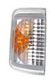 Blikač do spätného zrkadla ľavý L (bielo oranžový) - biela žiarovka
